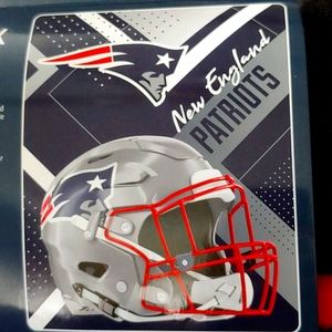 Patriots plush blanket